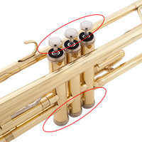 Complete Set of Repair Parts for Brass Instrument with Bb Trumpet Accessories