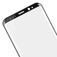 Verre de produit spot avec écran d'affichage Oca Panneau extérieur en verre pour Samsung S8 avec cadre