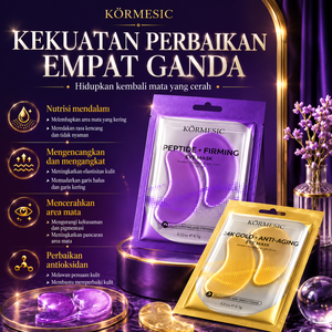 KORMESIC Masque Contour des Yeux Certifié Bpom 7.5g – Patchs Raffermissants aux Peptides, Or 24K, Algues Antioxydantes et Tomate Éclaircissante – Tous Types de Peau - Product Image 3