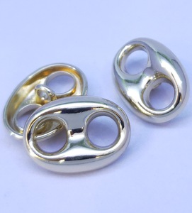 Ryl bán buôn kim loại nút đôi lỗ hợp kim kẽm nút cho áo len và áo nút trang trí - Product Image 2