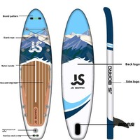 Planche à pagaie gonflable Sup JS-WT en PVC - Pliable - Sports nautiques de plein air