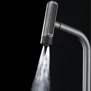 Robinet de cuisine 35 mm en acier inoxydable, mitigeur extractible, eau chaude et froide, pour évier et lave-vaisselle - Product Image 2