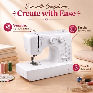 Máquina de Coser Doméstica UUFR-818 de Bajo Mantenimiento con Puntada Overlock y Bordado para Diseño de Moda y Proyectos de Manualidades - Product Image 3