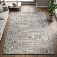 Tapis de salon en laine tuftée à la main, à poils longs, antidérapant, motif floral moderne, multicolore, tissé, pour la maison, tapis de prière, taille moyenne