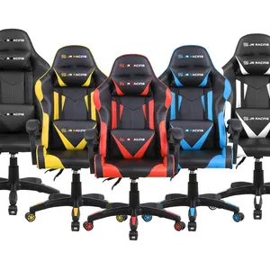 2022 नई डिजाइन के साथ आधुनिक सस्ते पु गेमिंग कुर्सी तय armrest