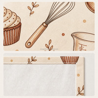 Serviette de cuisine en coton 100% personnalisée avec impression numérique, en stock, expédition gratuite, échantillon disponible, serviette de cuisine de haute qualité