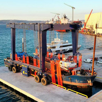 Lève-bateau électrique haute capacité pour usage en marina, idéal pour les yachts