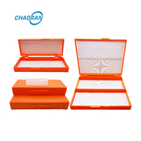 Factory High Quality Slide Storage Box with Index Sheet and Durable ABS Material for Standard 25x75mm Microscope Slides Lab Use
