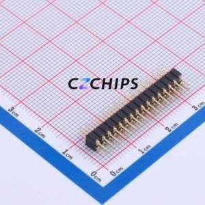 PZ200-2-16-Z-C Pin Header Through hole Component (THT),P=2mm Connector 2x16P 2mm 2mm Round Pin - Product Image 2