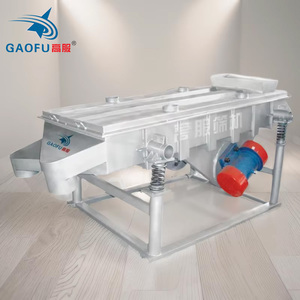 Gaofu tuyến tính rung màn hình cát sàng sàng lọc rung tách đá bột sàng hình chữ nhật Vibrator sifter máy - Product Image 1