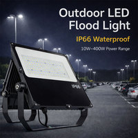 Ledmic - Proyector LED Delgado de 10W 20W 30W 50W, IP66 Impermeable, para Exteriores, Jardín, Estacionamiento, Iluminación de Vallas Publicitarias