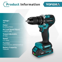 Perceuse électrique sans fil 13 mm 650 N.m, couple 25+3, multifonction, bricolage à domicile, outils électriques pour briser la glace, pour batterie 18 V