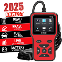 Nuevo Escáner de Diagnóstico para Automóviles V518, Lector de Códigos OBD2 Profesional, Pantalla LCD USB de 12V, 1 Año de Garantía, Compatible con Todos los Vehículos