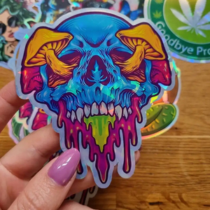 Tùy Chỉnh Ba Chiều Chết Cắt Sticker Dính Nhãn Vinyl PVC In Ấn Không Thấm Nước Biểu Tượng Tùy Chỉnh Holographic Dán Cho Trẻ Em - Product Image 3