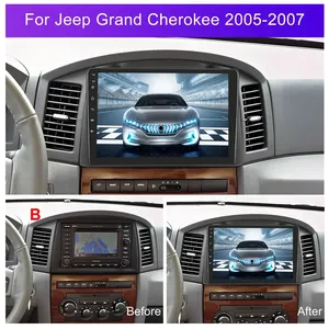 Android 12 CarPlay Android Auto <span class=keywords><strong>Radio</strong></span> pour JEEP Grand Cherokee 2004 2005 2006 2007 4G WiFi Car Multimedia GPS Navigation 2din HU - Product Image 3