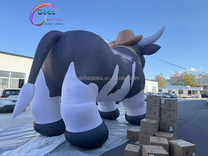 <span class=keywords><strong>Vache</strong></span> gonflable, animaux de la ferme gonflables, décorations de fête d'anniversaire western, animaux gonflables décoratifs, cadeaux pour la ferme - Product Image 5