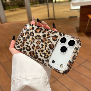 Funda Protectora Rígida para Teléfono Móvil con Diseño de Lujo y Estampado de Leopardo, Resistente a Impactos, para <span class=keywords><strong>iPhone</strong></span> 17 Air 16 15 <span class=keywords><strong>14</strong></span> 13 12 11 Pro Max - Product Image 2