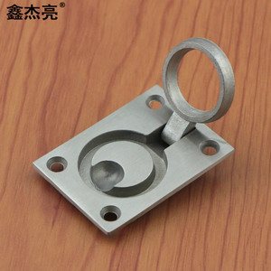 304 Stainless Steel Square Pull Ring Marine <b>Deck</b> Clip Door Handle Industrial Design Easy Installation - Product Image 1