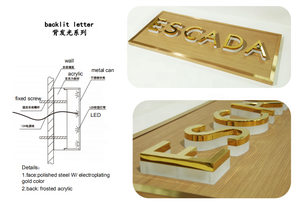公司用带背光显示器的定制发光二极管电子标牌，配有发光二极管灯条光源 - Product Image 6
