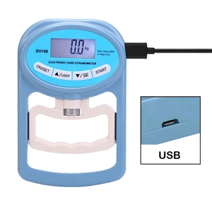Ladyglow Máy đo lực kế cầm tay kỹ thuật số 120kg 264lbs Máy đo lực kế cầm tay màn hình LCD Máy đo lực kế cầm tay - Product Image 4