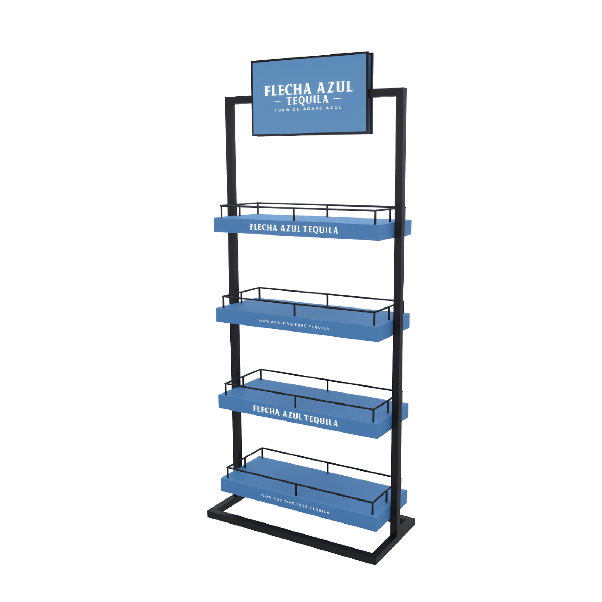 Wholesale Custom Metal Battery Display Rack Collection Pegboard Circular Tiered Wire Basket Stands for Retail Store Supermarket — view 4