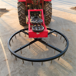 Herse <span class=keywords><strong>à</strong></span> disques électrique pour tracteur avec boîte de vitesses et roulement pour le nivellement des terres et le broyage du sol - Product Image 3