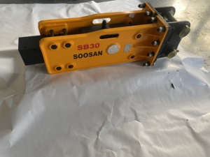 Moteur de marteau brise-roche hydraulique de type supérieur SB30 pour excavatrice de 2 à 4,5 tonnes, accessoire de démolition de roche, garantie 1 an - Product Image 5