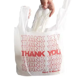 Eco Friendly High Quality Wholesale Plastic Supermarket Bag <strong>Tshirt</strong> <strong>Packing</strong> Plastic Bag Ldpe - Product Image 2