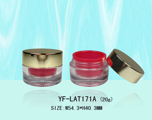 Gradient Cosmetic Cream <b>Jar</b> With Built‑in Mirror 45g Luxury Skincare Container Empty Face Cream Pot With Spoon Custom Logo - Product Image 4