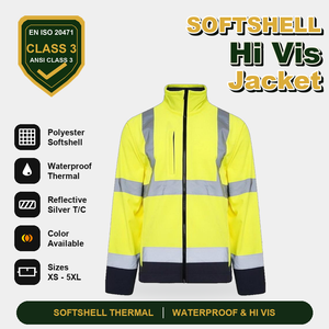 Hot Sale <strong>Hi</strong> <strong>Vis</strong> Reflective Safety Construction Clothing Hivis Workwear - Product Image 1