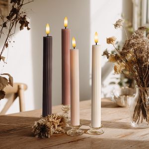Velas LED de Parafina con Tira de Color Personalizable, Control Remoto, Funcionan con Batería Recargable, para Bodas, Fiestas de Cumpleaños - Product Image 2