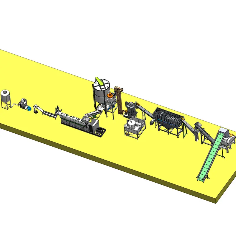 2024 vente chaude lvhua déchets en plastique LDPE PP films sacs en plastique machine de recyclage déchiquetage lavage pelletisation ligne complète