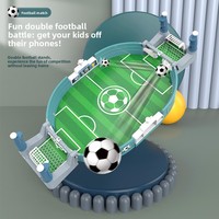 Table de football de table standard en plastique, jeu de football de bureau pour enfants, terrain de combat interactif pour deux joueurs