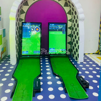Simulador de Golf Inteligente para Interiores, Máquina de Juego de Putting para Uso Doméstico y Comercial, Venta Directa de Fábrica