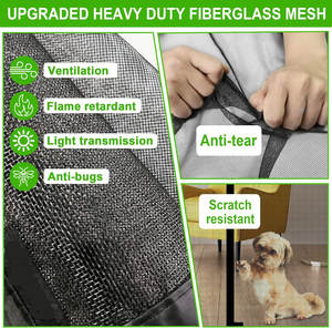 Moustiquaire <span class=keywords><strong>pour</strong></span> portes-Polyester/Fibre de verre/Pvc <span class=keywords><strong>Rideau</strong></span> de <span class=keywords><strong>porte</strong></span> Moustiquaire magnétique - Product Image 2