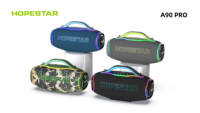 Enceinte portable HOPESTAR A90Pro 700W, sans fil, avec micro, étanche IPX6, grande puissance pour karaoké extérieur, boombox, fête