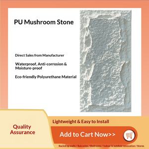 Pierre de PU, revêtement mural extérieur léger en cuir, imitation ardoise, brique culturelle, décoration de fond, personnalité - Product Image 1