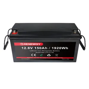 150AH BATTERIE Lithium Ion LiFePO4 pin lithium cho năng lượng mặt trời