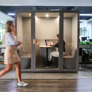 Teléfono privacidad pod salas de llamadas sonido Oficina hogar pod Sala cabina portátil insonorizadas vainas con muebles de silla de escritorio - Product Image 1