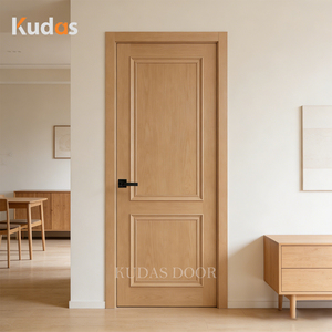 Puerta Precolgada de Madera de Roble Estilo Shaker, Estándar Americano, 4 Paneles, con Acabado de Primera Calidad, HDF/MDF, para Interiores de Casas y Hoteles - Product Image 3
