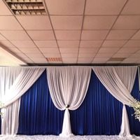 10*20 feet wedding church stage drapery decoration backdrop curtains