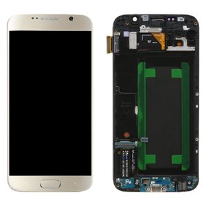 Écran LCD Super AMOLED d'origine pour <span class=keywords><strong>Samsung</strong></span> <span class=keywords><strong>Galaxy</strong></span> S6 SM-G920F Digitizer Assemblage <span class=keywords><strong>complet</strong></span> avec cadre - Product Image 2