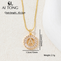 Collares con Colgante Redondo con Nombre Inicial Personalizado al por Mayor, Joyería Minimalista Personalizada para Regalos Diarios o de Aniversario