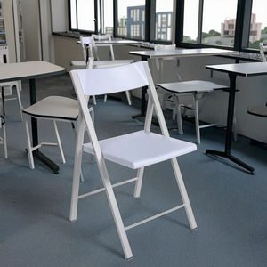 كرسي متين قابل للطي تصميم قابل للتكديس في الفضاء للمدرسة والمكتب والمستشفى والمنزل والمناسبات الخارجية - Product Image 1