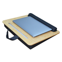Plateau pliable en bambou Jumon pour ordinateur portable, coussin d'appoint portable pour la maison, le bureau, les voyages et la lecture au lit