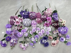 Flor mixta <span class=keywords><strong>de</strong></span> tacto Real Artificial <span class=keywords><strong>de</strong></span> alta calidad para mesa <span class=keywords><strong>de</strong></span> fiesta, pieza central, decoración <span class=keywords><strong>de</strong></span> boda para el hogar, naranja, superventas <span class=keywords><strong>de</strong></span> - Product Image 3