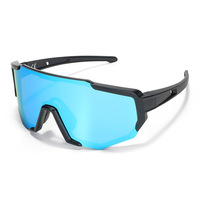 Lunettes de soleil polarisées demi-cadre TR90 avec verres PC pour hommes et femmes, idéales pour le cyclisme et la pêche, interchangeables, multicolores, pour activités de plein air
