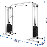 Station de Poulies Vis-à-Vis de Haute Qualité pour Équipement de Fitness en Salle de Sport, Multifonction