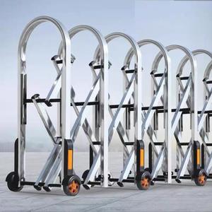 Barriera di controllo della folla rimovibile con barricata stradale in acciaio inossidabile venduta in fabbrica con stile aperto scorrevole per uso scolastico - Product Image 2