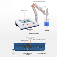 PH200E Utilisation en laboratoire Haute précision étanche multi-lecture 1-3 points d'étalonnage Affichage LCD numérique pH-mètre paillasse Testeur d'eau